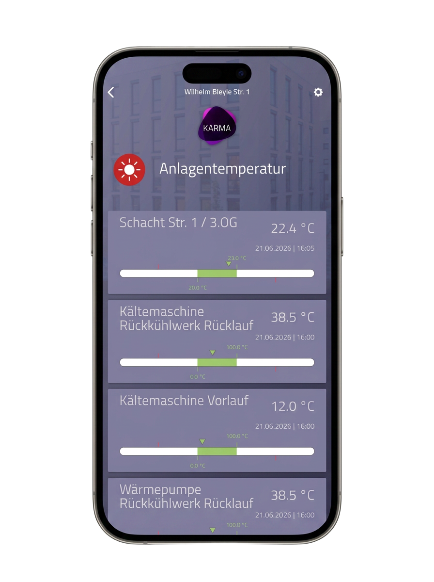 KARMA App Screen 1